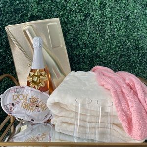 White Velvet Throw Blanket